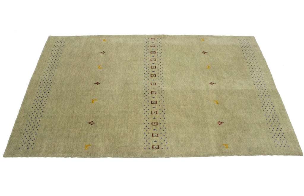 Beige Tribal 4X6 Lori Gabbeh Oriental Rug