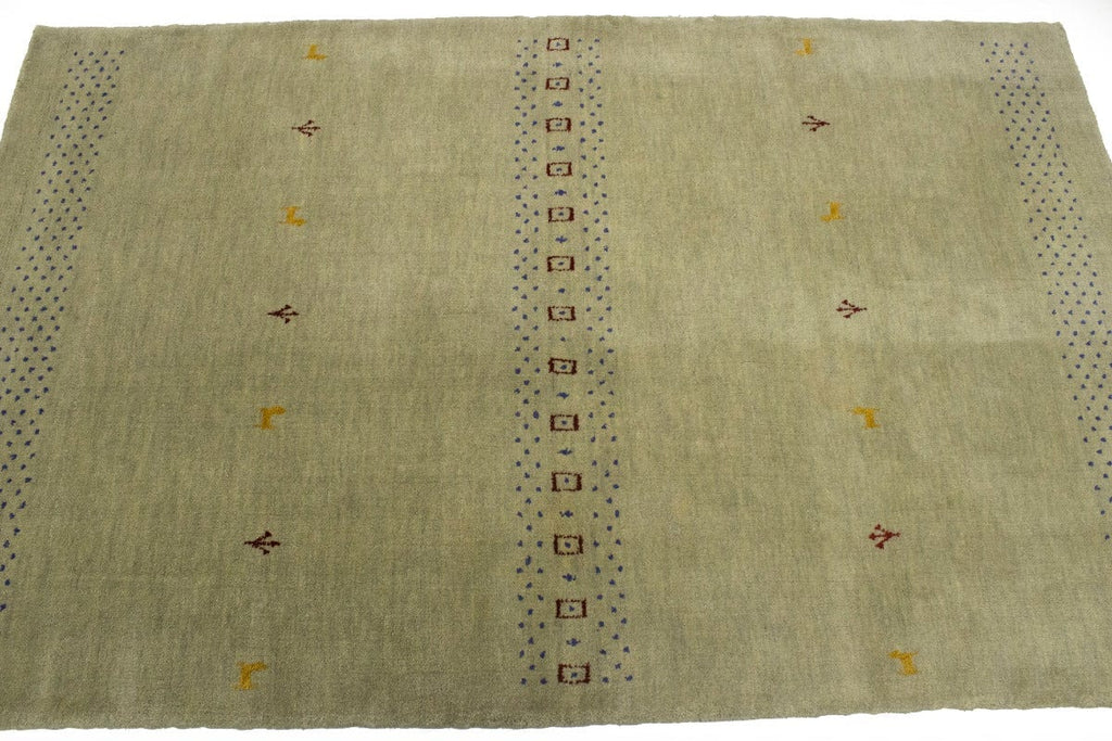 Beige Tribal 4X6 Lori Gabbeh Oriental Rug