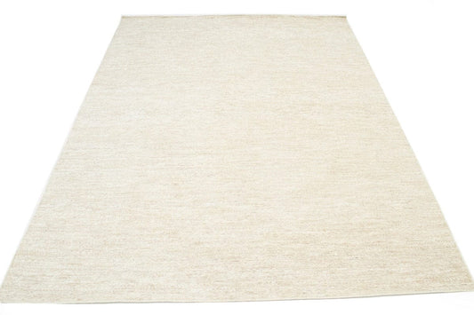 Beige Solid 9X12 Modern Oriental Rug