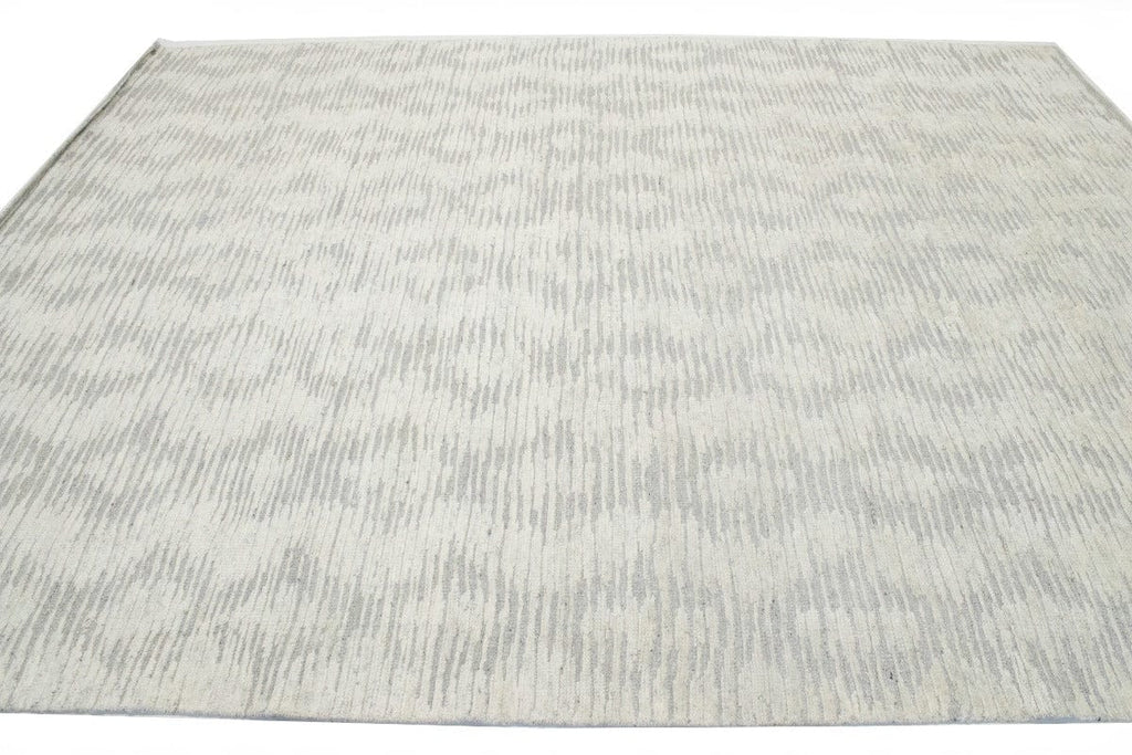 Cream Abstract 9X12 Modern Oriental Rug