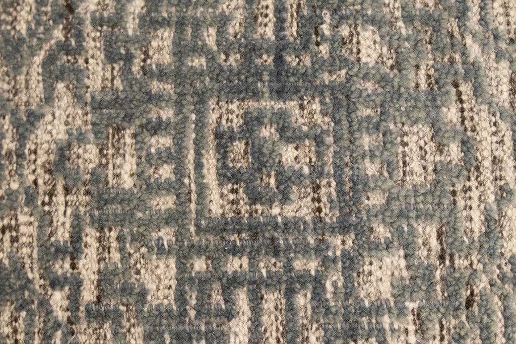 Gray Geometric 8X10 Oriental Modern Rug