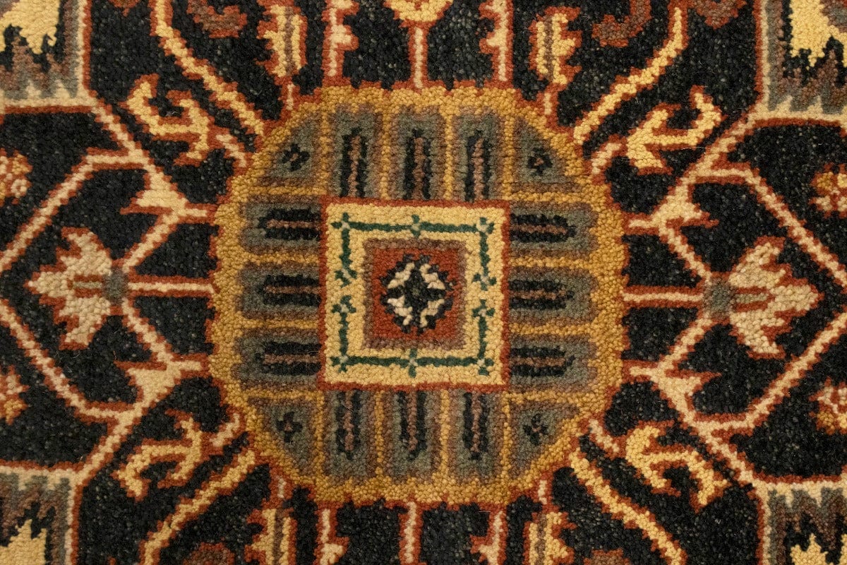 Rust Orange Floral 8X10 Heriz Serapi Oriental Rug