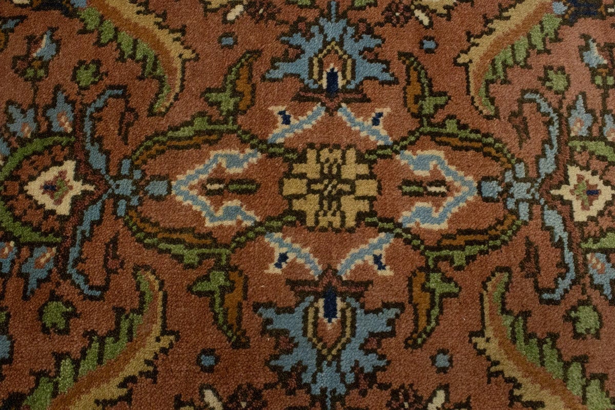 Rust Floral 2'6X8 Oushak Oriental Runner Rug