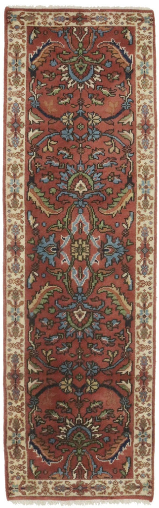 Rust Floral 2'6X8 Oushak Oriental Runner Rug