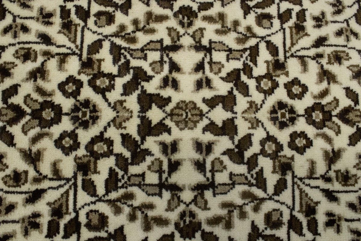 Cream Floral Kirman 3X4 Oriental Rug