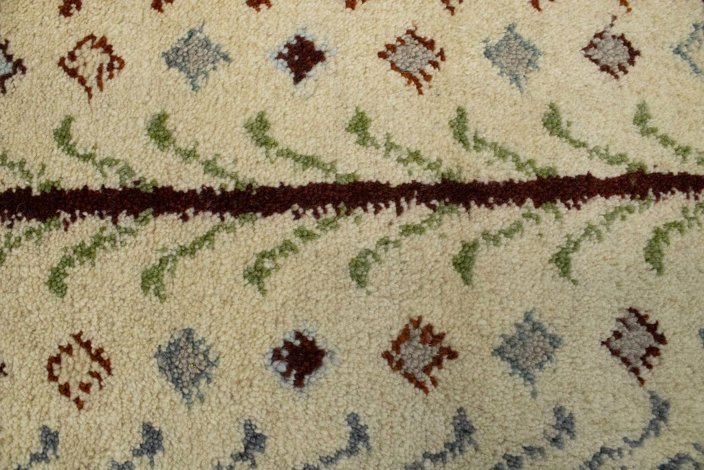 Cream Pictorial Tribal 2X4 Indo-Gabbeh Oriental Rug