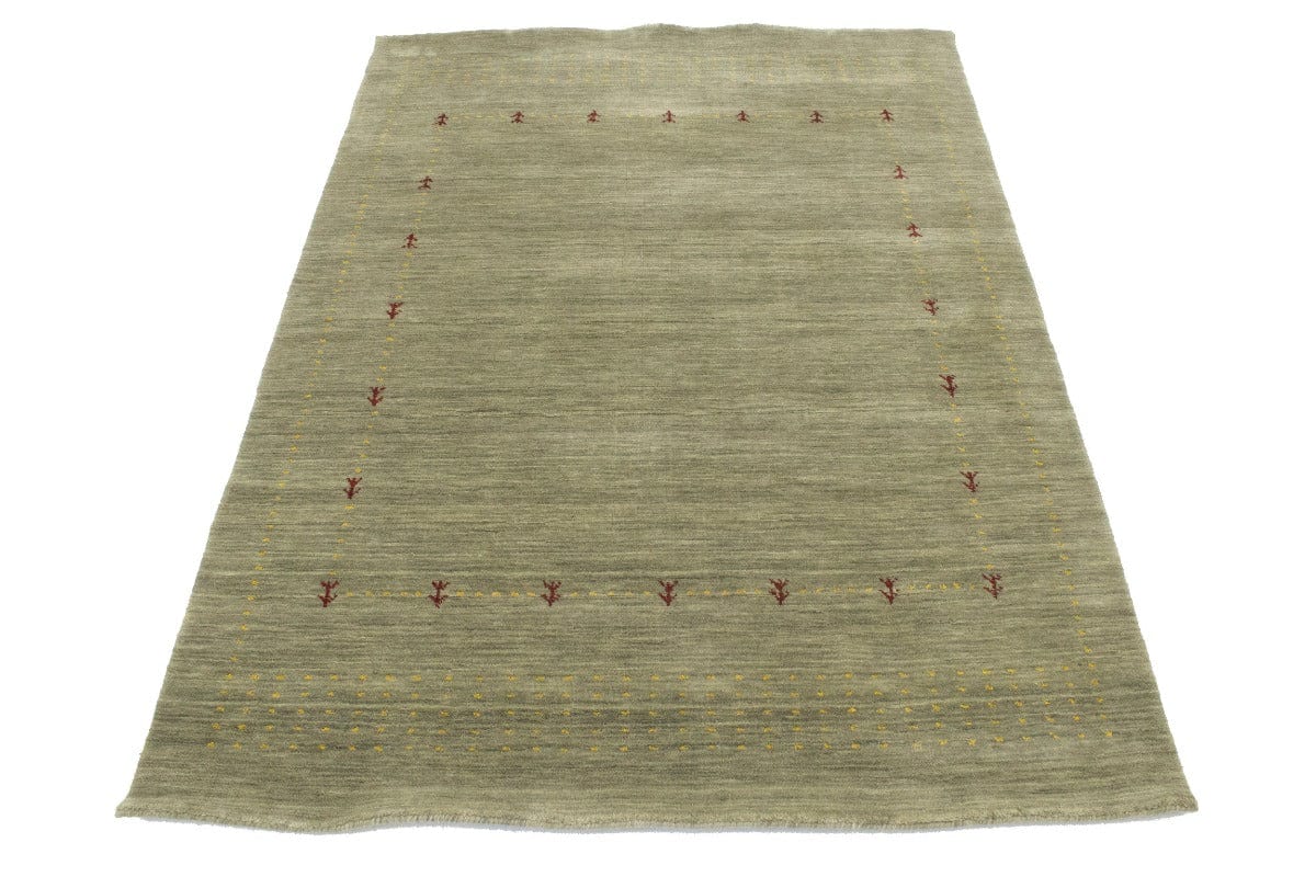 Green Slate Tribal 4X6 Lori Gabbeh Oriental Rug