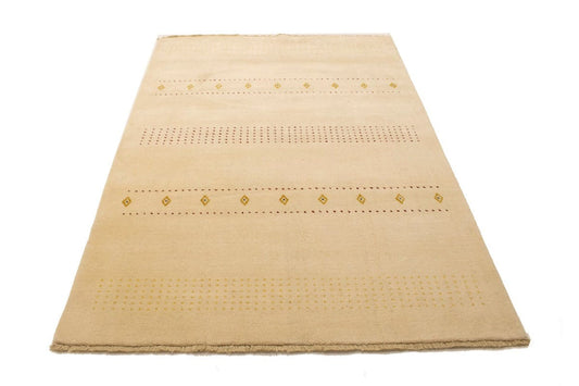 Beige/Cream Tribal 5'4X7'9 Lori Gabbeh Oriental Rug