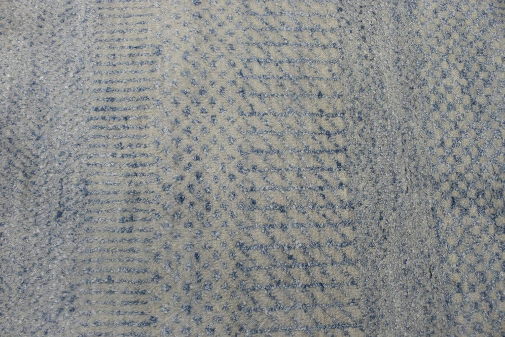 Blue & Beige Grass Design 5X7 Modern Oriental Rug
