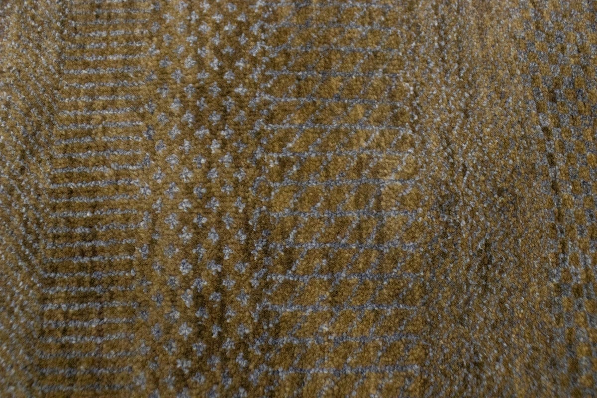 Brown Grass Design 5X7 Modern Oriental Rug