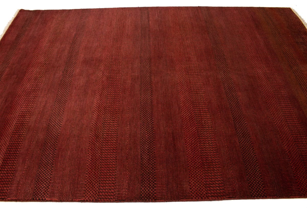 Red Grass Design 6X9 Modern Oriental Rug