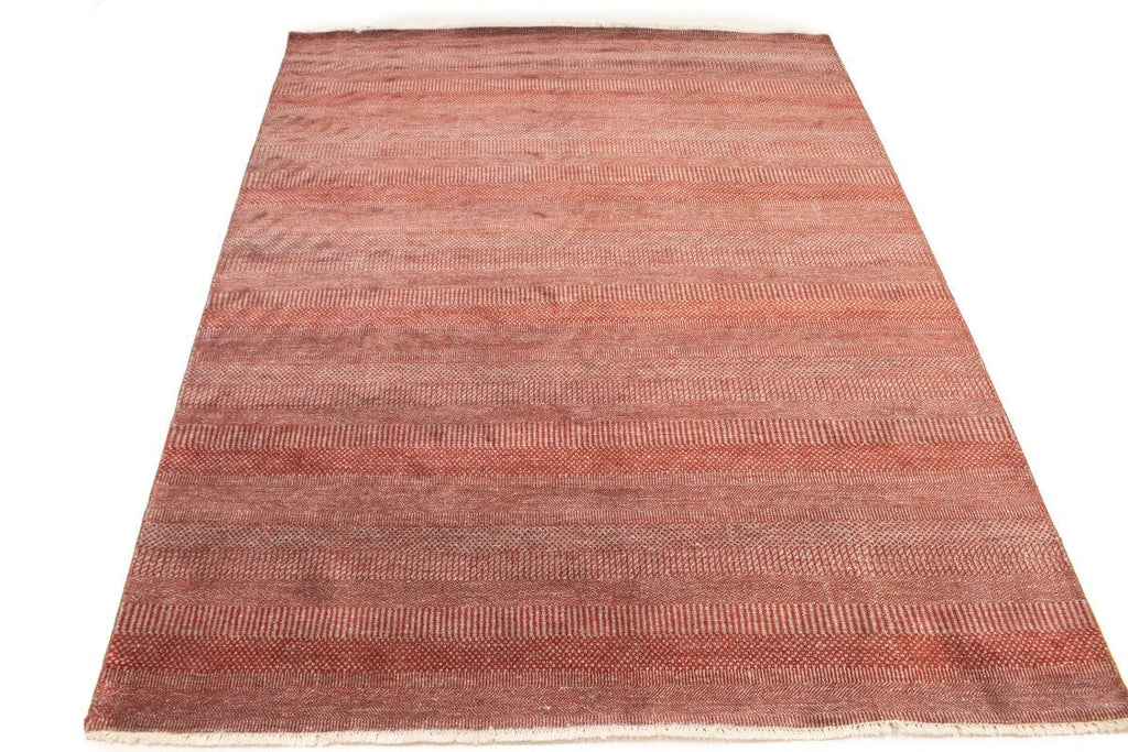 Red Grass Design 8X10 Modern Oriental Rug