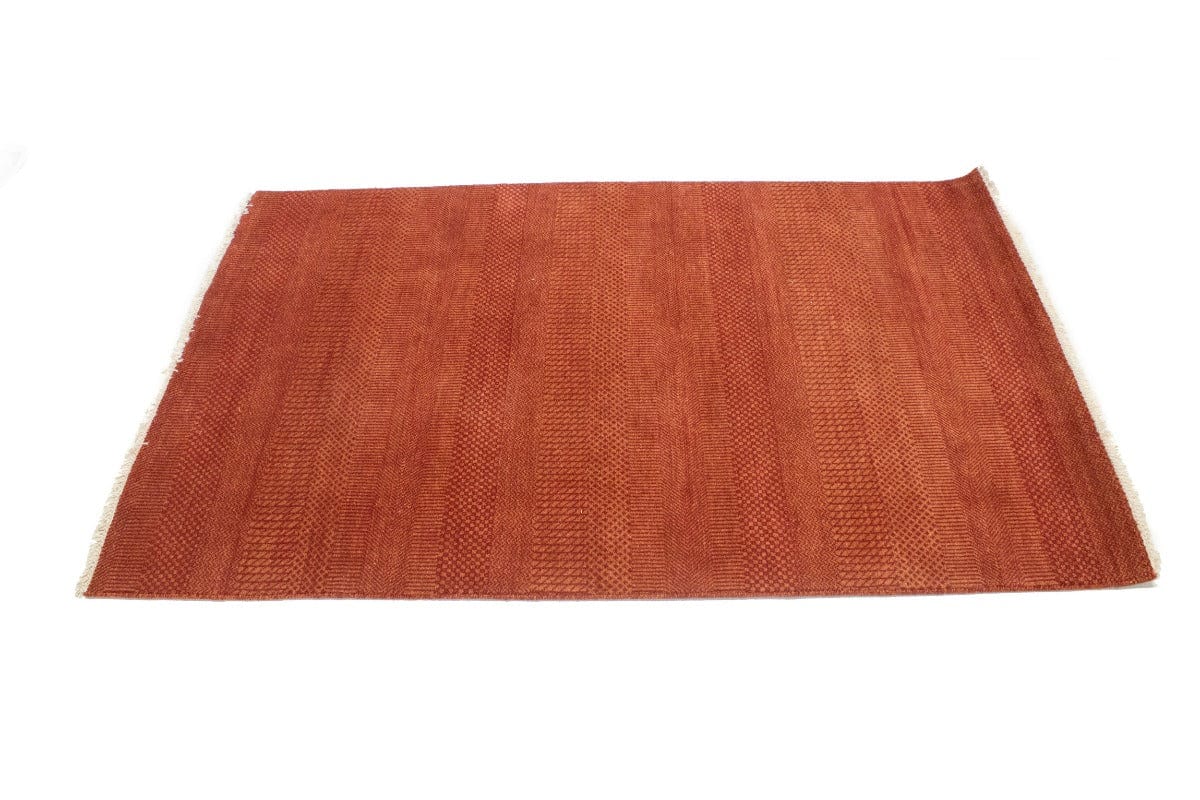 Red Grass Design 4X6 Modern Oriental Rug