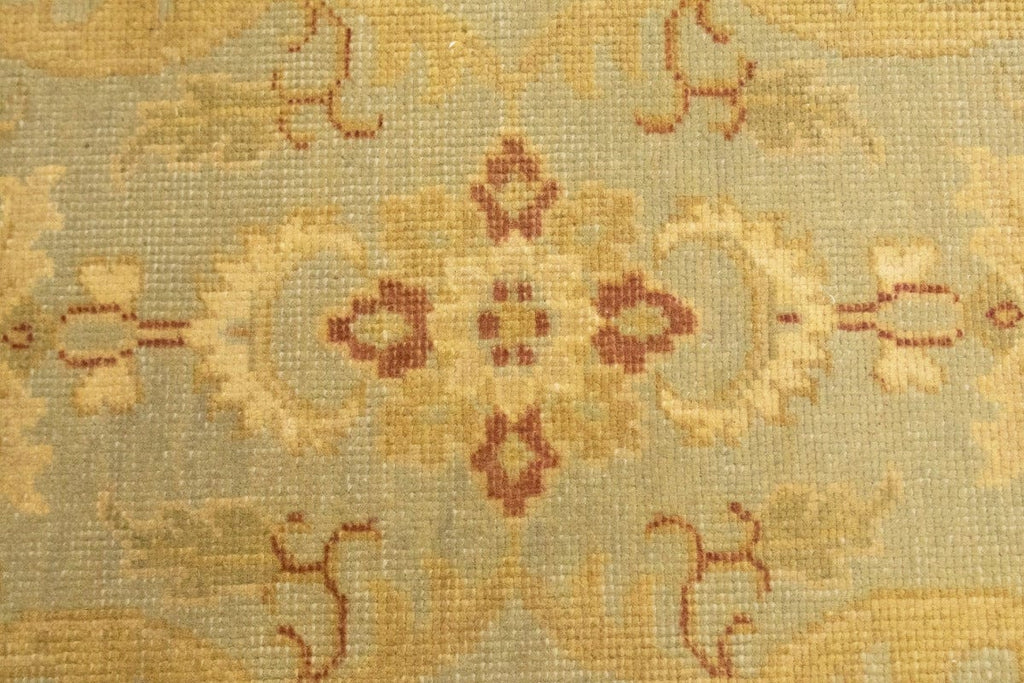 Tan Floral 8X10 Transitional Oriental Rug