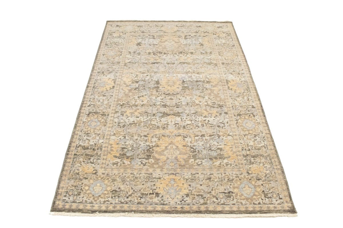 Multicolored Floral Transitional 5X8 Oriental Rug
