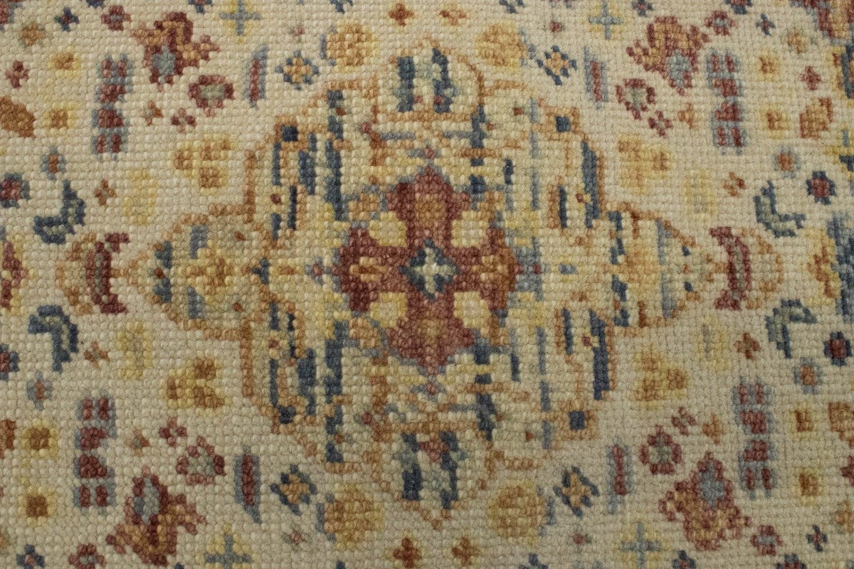 Cream Floral Heriz Serapi 2X3 Transitional Oriental Rug