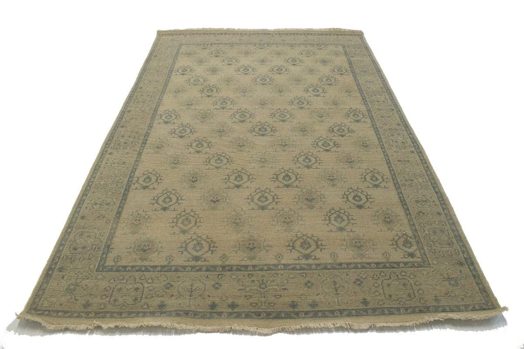 Allover Floral Transitional 6X9 Oriental Rug