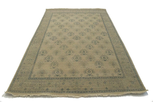 Allover Floral Transitional 6X9 Oriental Rug