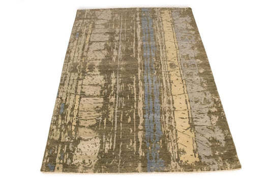 Multicolored Abstract 6X9 Modern Rug