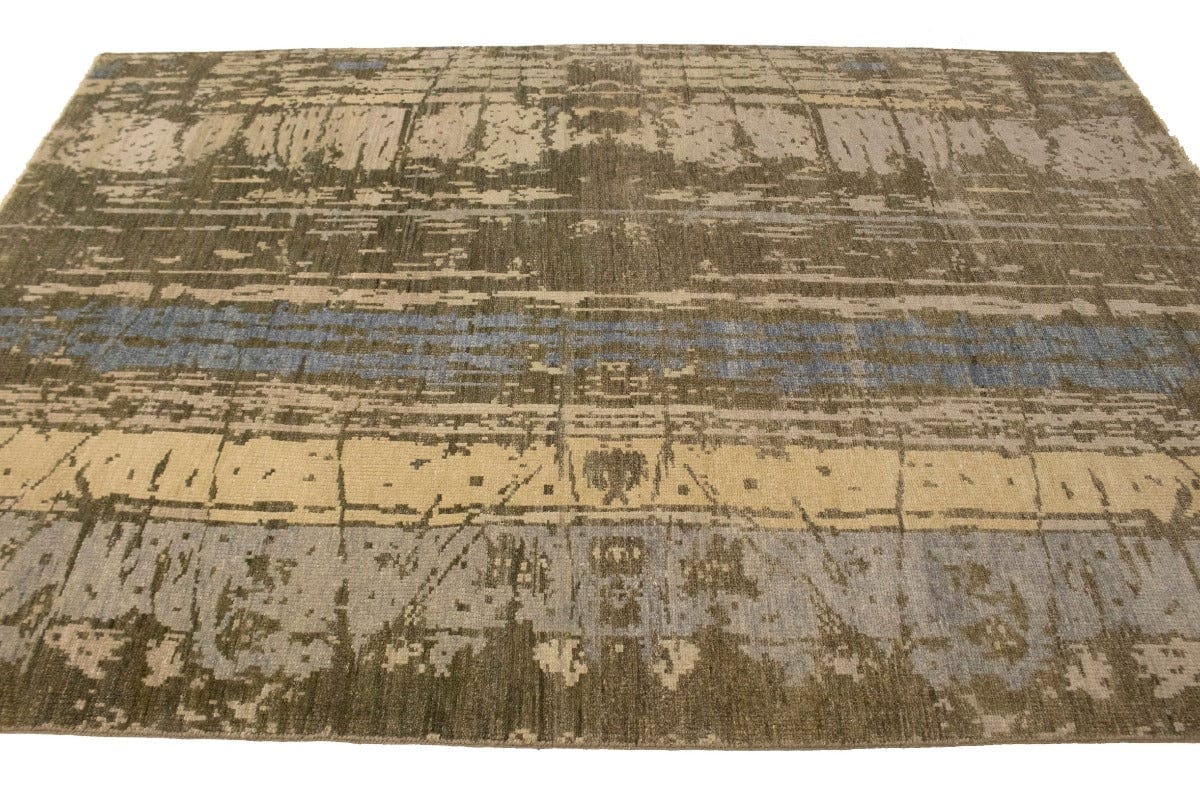 Multicolored Abstract 6X9 Modern Rug