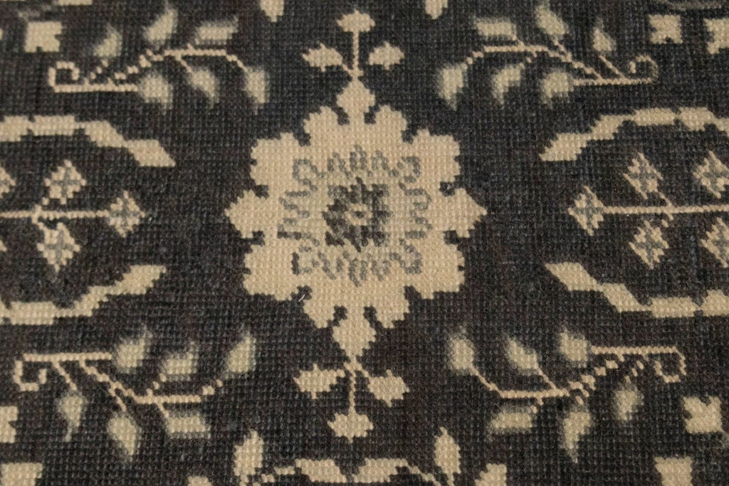 Charcoal Transitional Floral 6X9 Oriental Rug