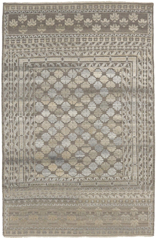 High Low Relief 6X9 Modern Oriental Rug