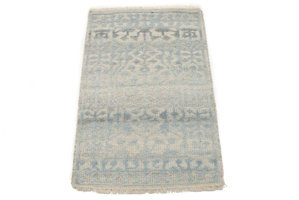 Blue Geometric 2X3 Modern Oriental Rug