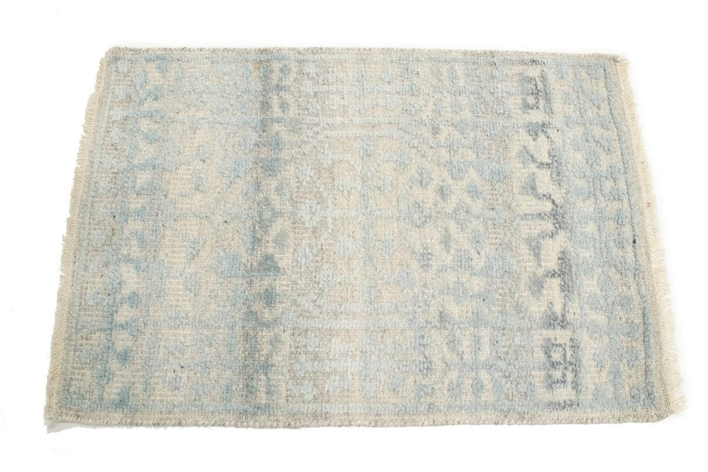 Blue Geometric 2X3 Modern Oriental Rug