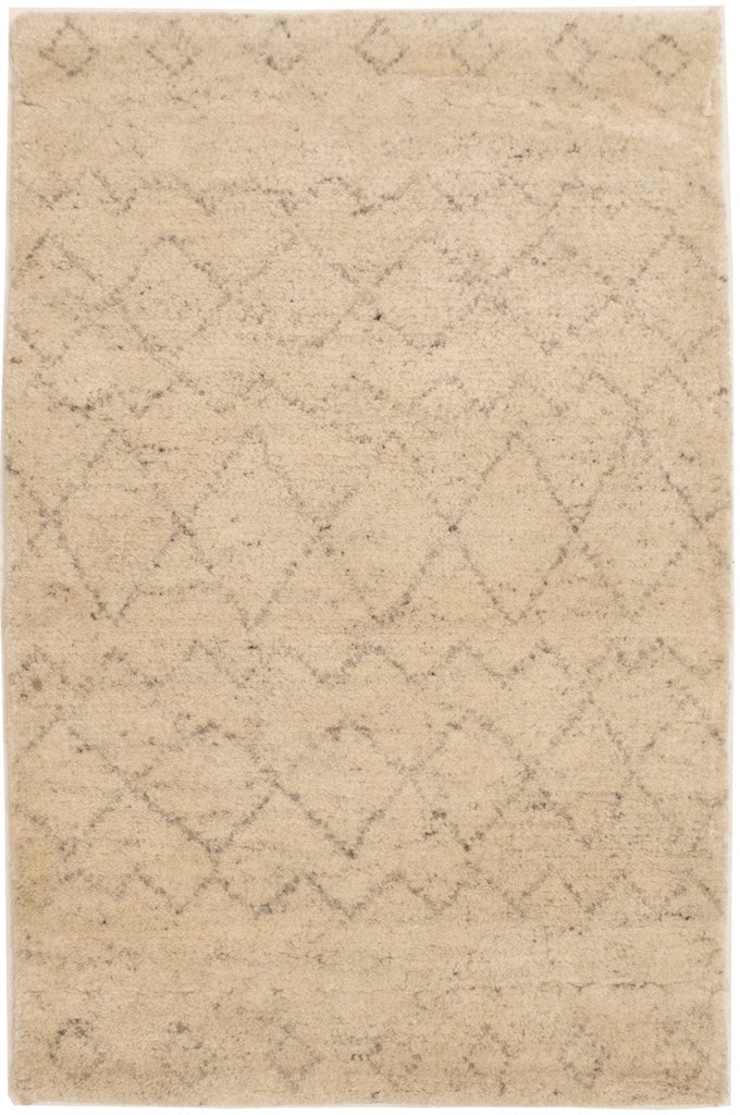 Beige Tribal 2X3 Moroccan Oriental Rug