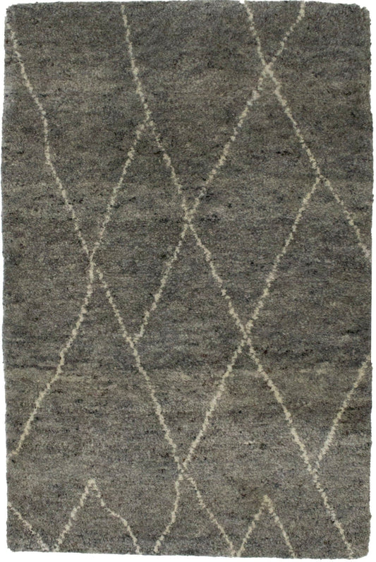 Gray Tribal 2X3 Moroccan Oriental Rug