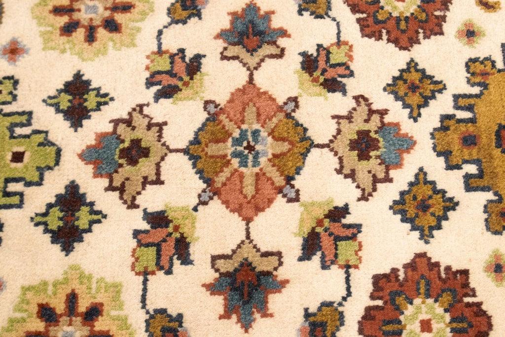 Cream Floral 9X12 Indo-Mahal Oriental Rug