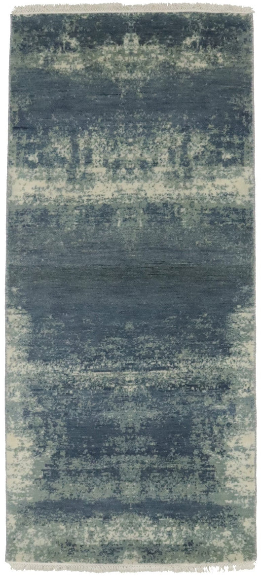 Multicolored Abstract 3X6 Modern Rug