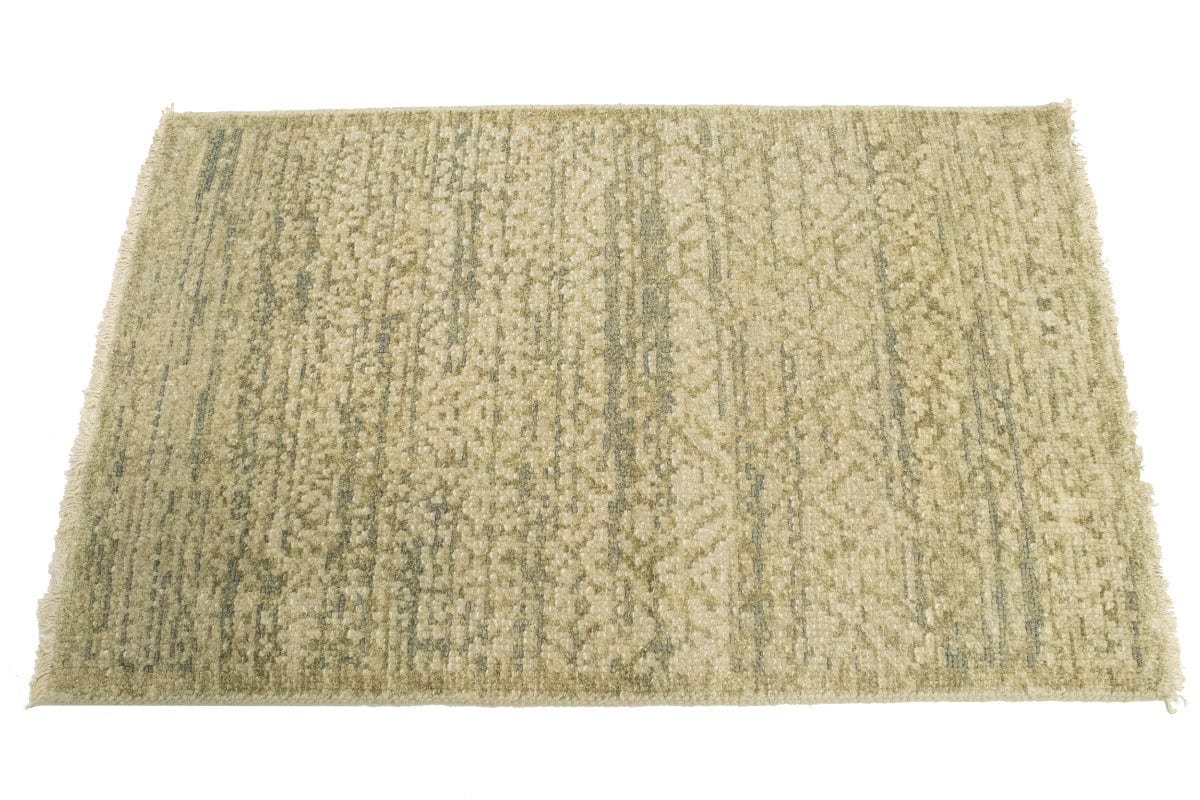 Beige Abstract Modern 2X3 Transitional Oriental Rug