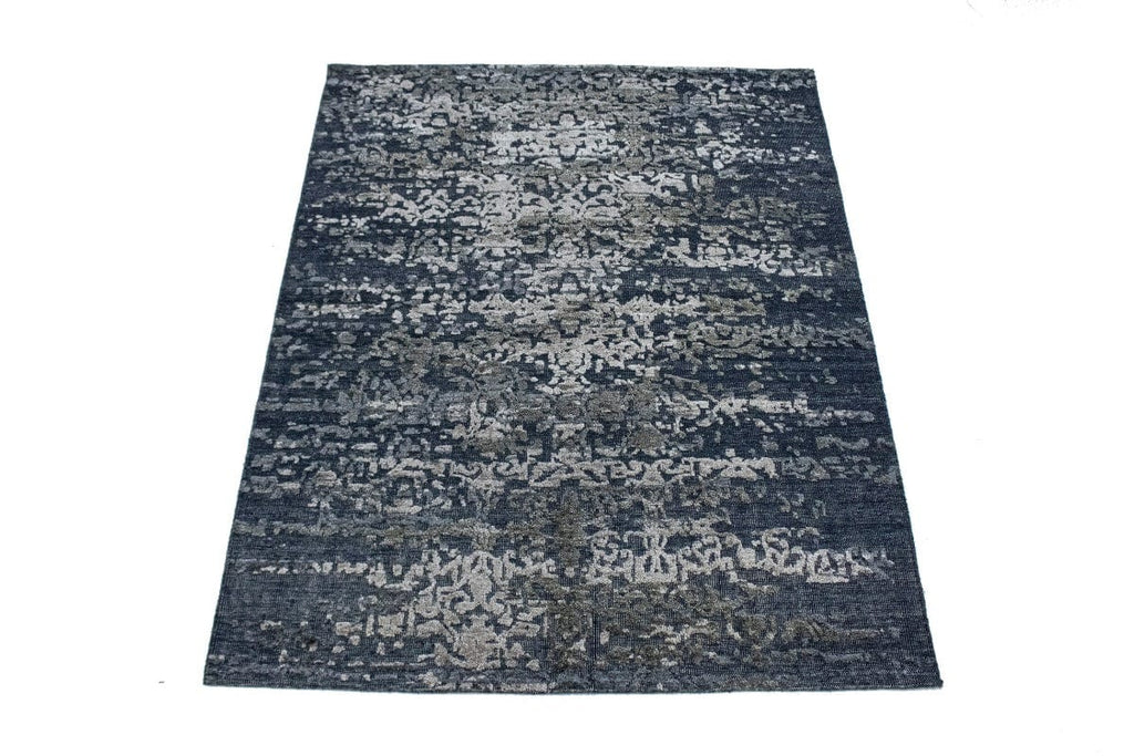Hand-Carved Multicolored 6X8 Modern Rug