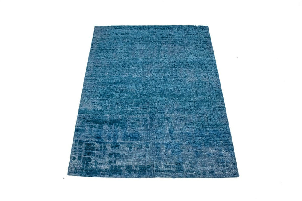 Blue Abstract 6X8 Modern Rug