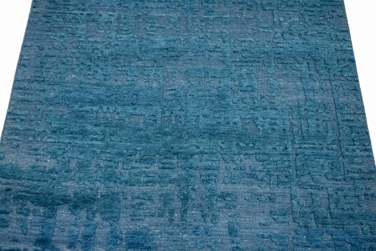 Blue Abstract 6X8 Modern Rug