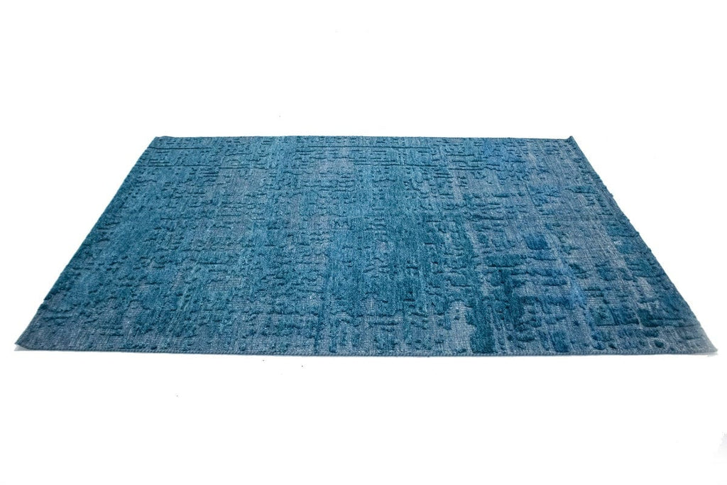 Blue Abstract 6X8 Modern Rug