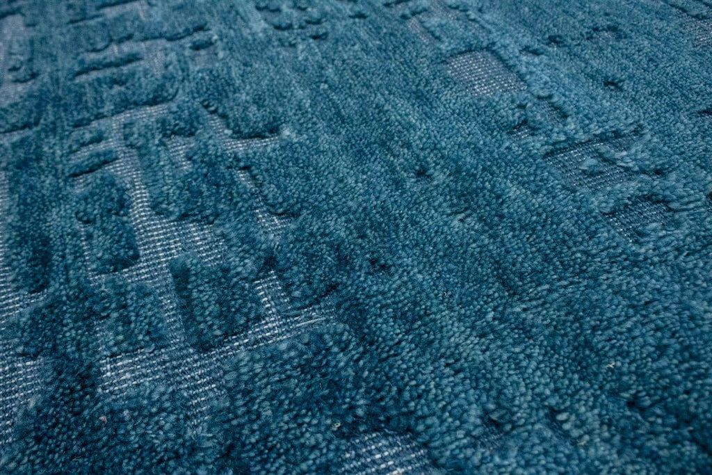 Blue Abstract 6X8 Modern Rug