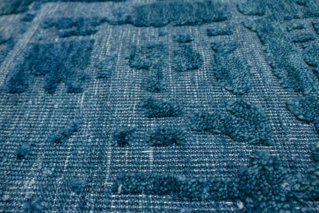 Blue Abstract 6X8 Modern Rug