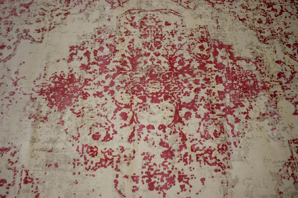 Distressed Red Bluff Floral 4X6 Hand-Loomed Modern Rug