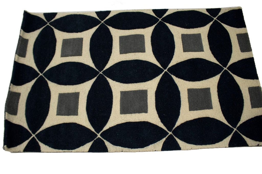 Geometric Modern 3X5 Hand-Tufted Rug