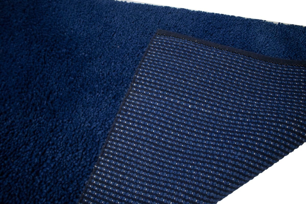 Solid Blue Modern 4X6 Shaggy Rug