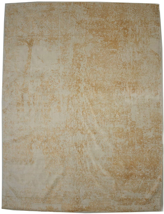 Distressed Abstract Modern 9X12 Hand-Loomed Rug