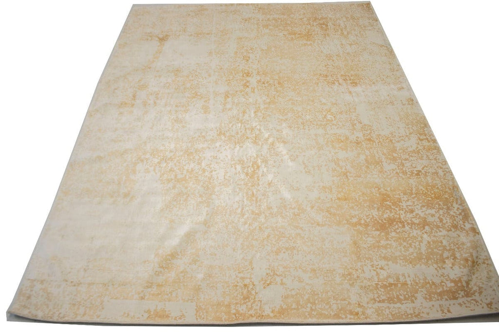 Distressed Abstract Modern 9X12 Hand-Loomed Rug