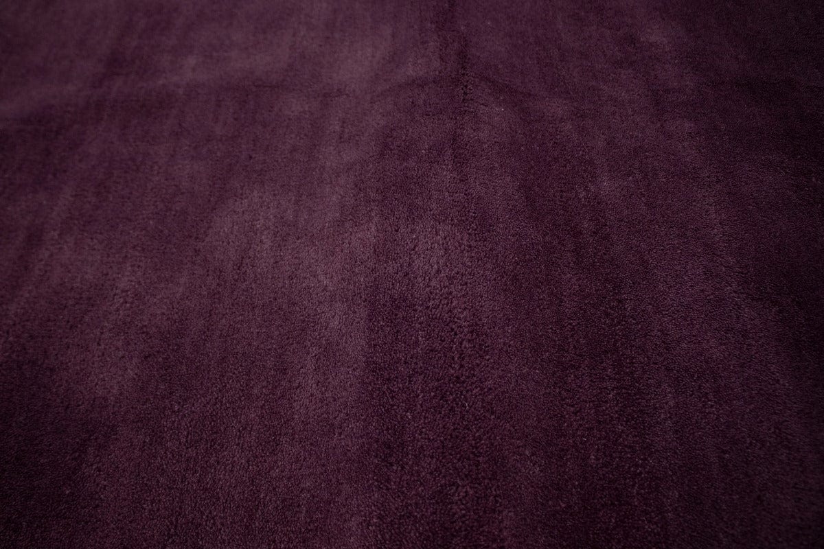 Purple Solid Modern 8X10 Hand-Tufted Rug