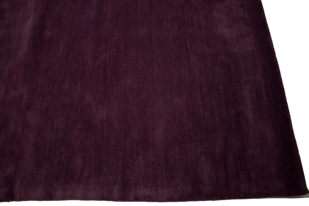 Purple Solid Modern 8X10 Hand-Tufted Rug