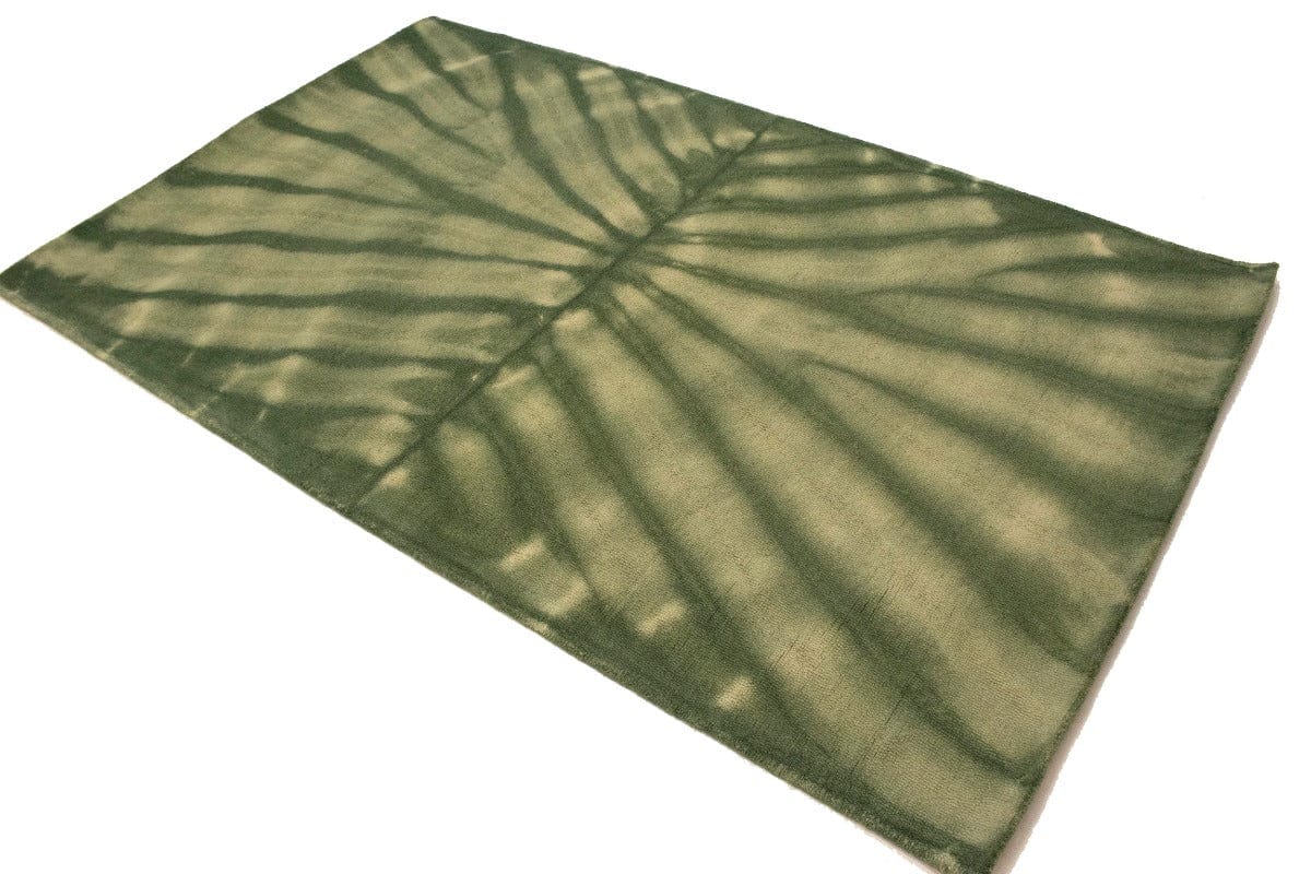 Green Tie-Dye 5X8 Hand-Tufted Modern Rug