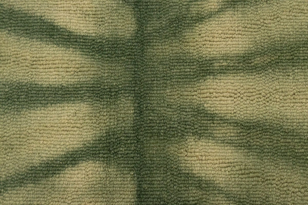 Green Tie-Dye 5X8 Hand-Tufted Modern Rug