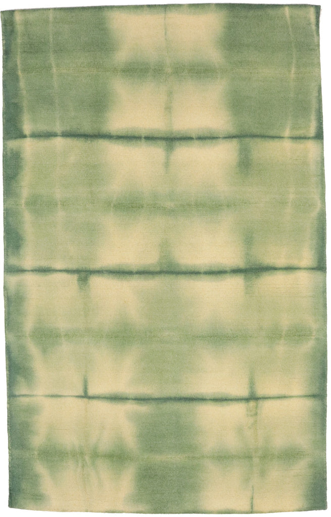 Green Tie-Dye 5X8 Hand-Tufted Modern Rug