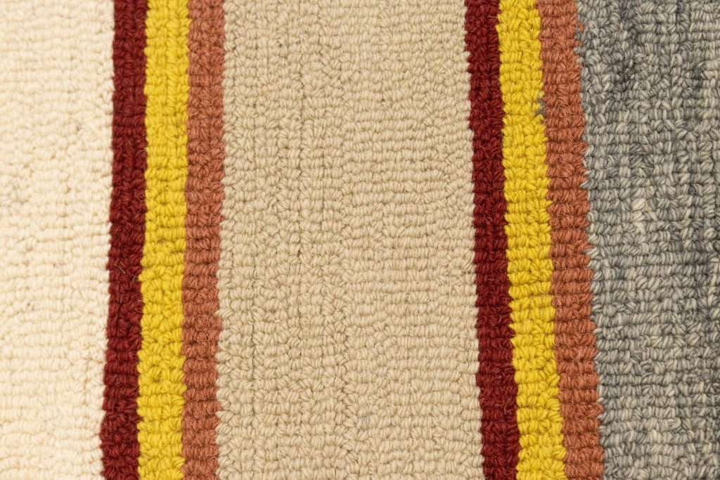 Multicolored Stripes 5X8 Hand-Tufted Modern Rug